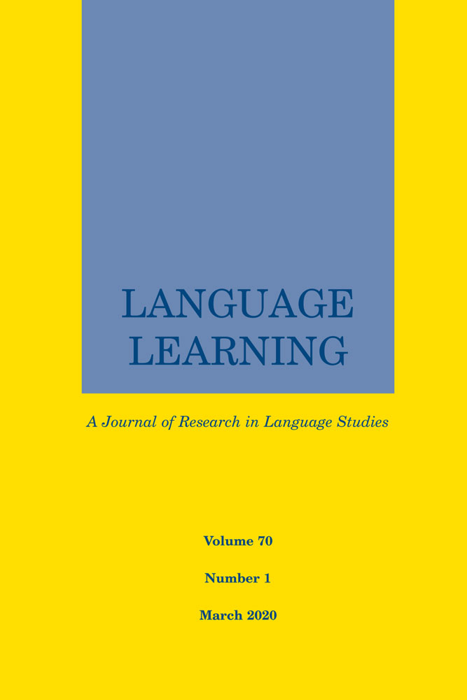 Language Learning (SSCI)