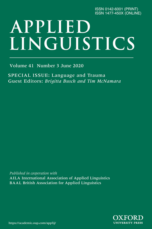 research article in applied linguistics