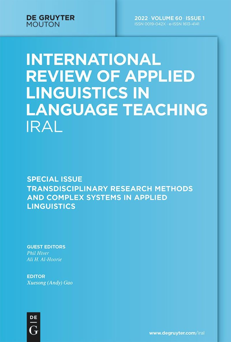 IRAL-International Review of Applied Linguistics in Language Teaching (SSCI)