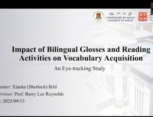 Impact of bilingual glosses and reading activities on vocabulary acquisition
